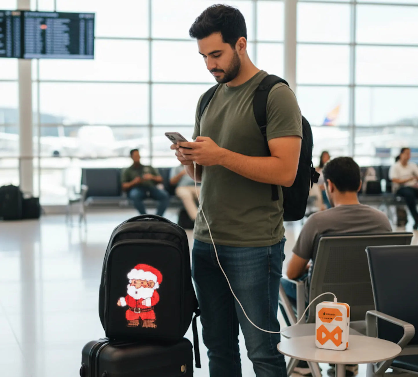 Voltefy LED Backpack + Powerbank Bundle Voltefy
