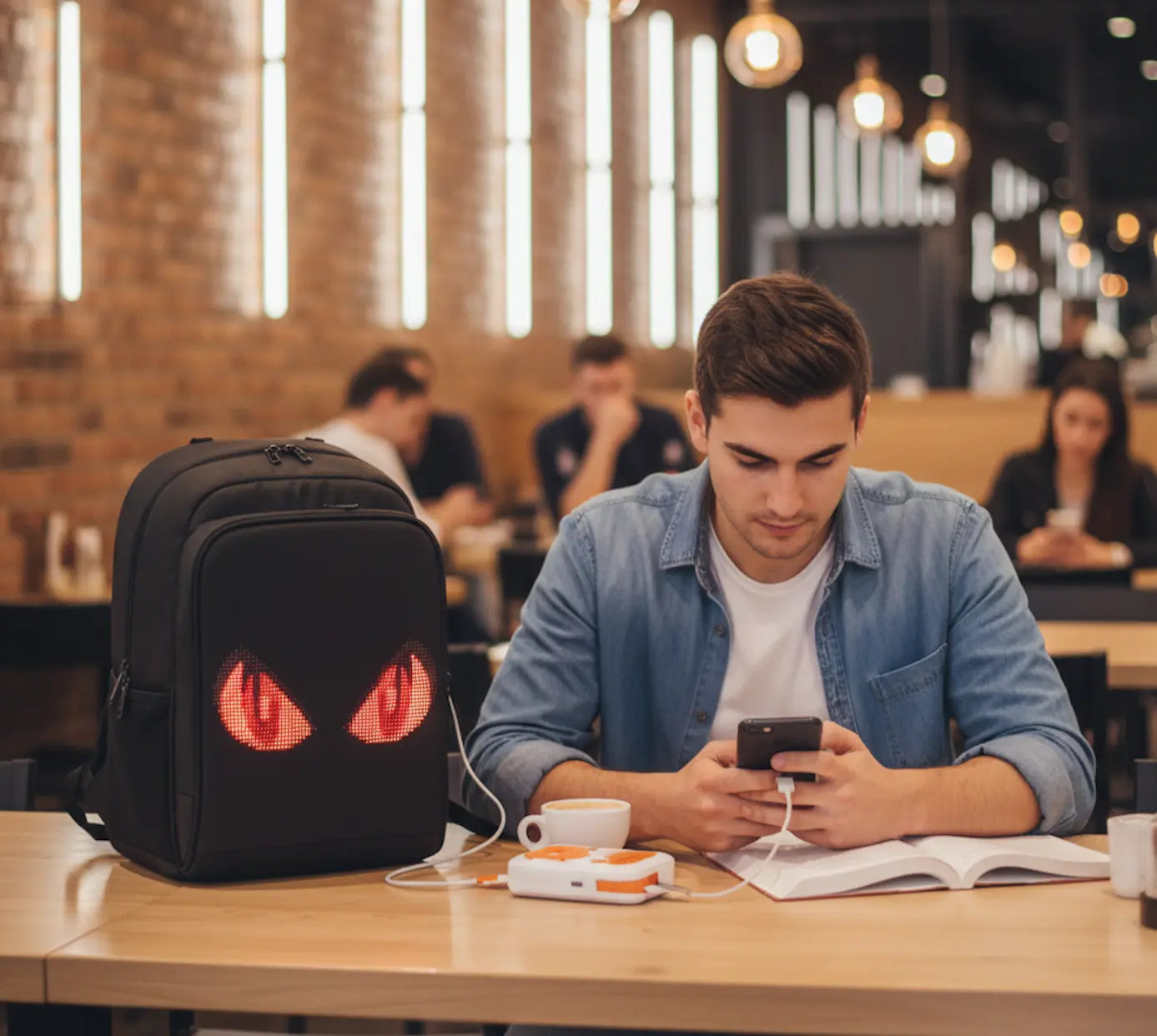 Voltefy LED Backpack + Powerbank Bundle Voltefy