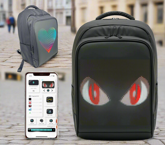 Led Backpack with Programmable Screen,Video Backpack, Laptop Backpack Women, Work Backpacks, College Backpack, Work Backpack for Men, Bookbags, Flight approved Carry-on backpack