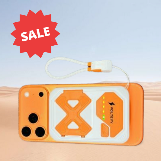 VOLTEFY 5-in-1 Magnetic Power Bank, 10,000 mAh , Voltefy Power Bank with meg safe charging